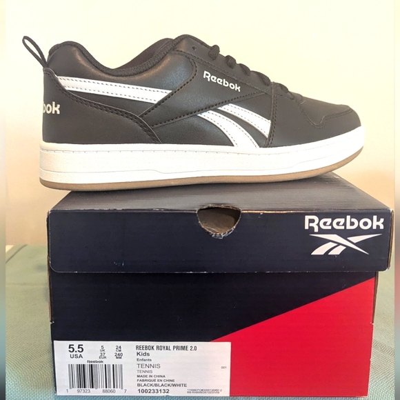 NIB Reebok Royal Prime 2.0 Kids Tennis Shoes - Picture 1 of 5